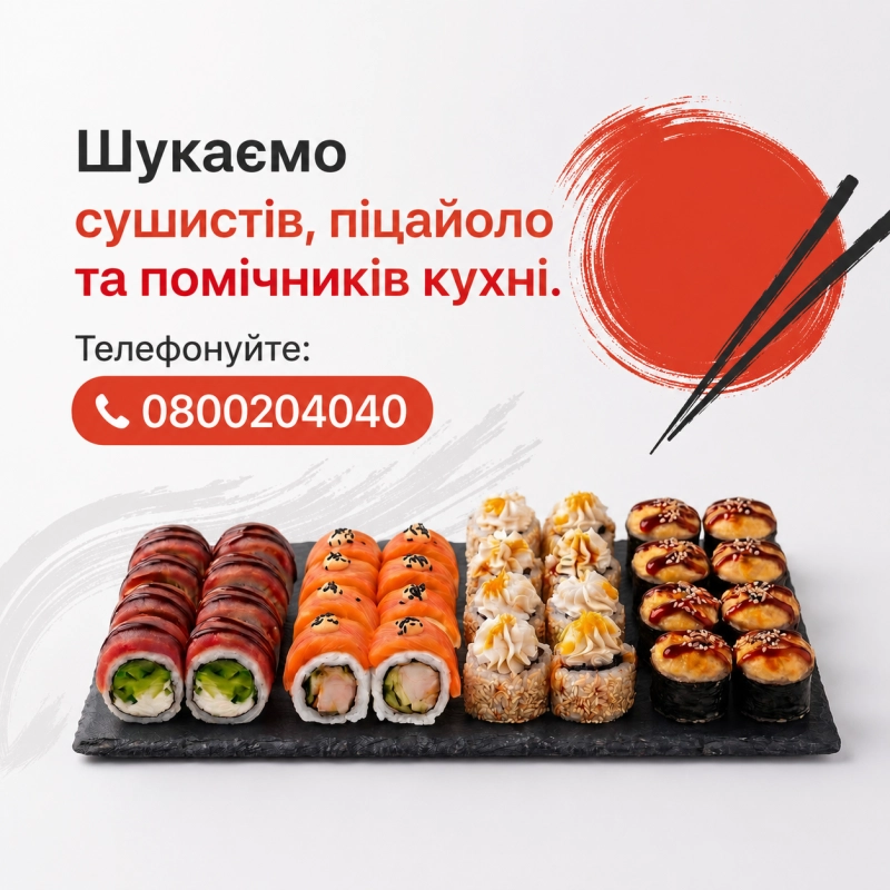 Шукаємо працівників