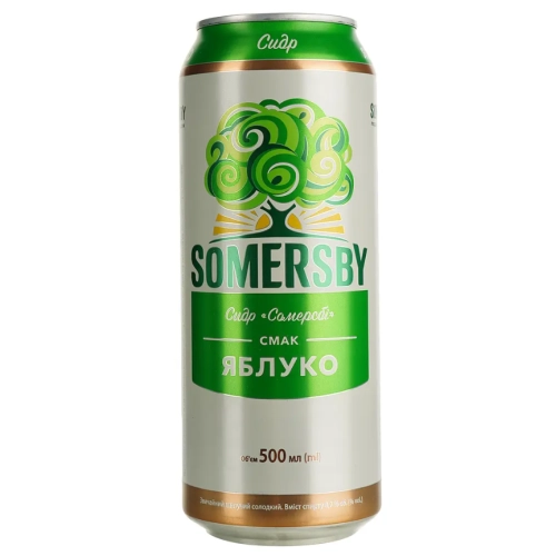 Сидр Somersby Яблуко 0,5л