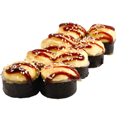 Запечений футомакі краб-шиітаке