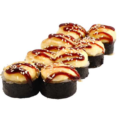 Запечений футомакі краб-шиітаке