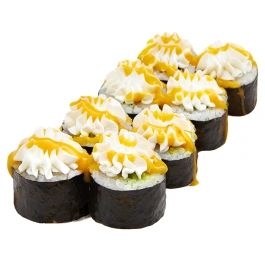 Вершковий з печеним лососем