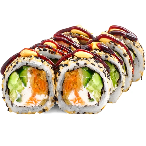 Каліфорнія з печеним лососем