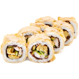 Теплий рол з креветкою